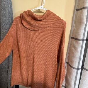 Orange fall sweater